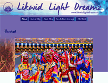 Tablet Screenshot of likwidlightdreamz.com
